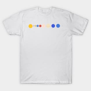 Solar system minimal T-Shirt